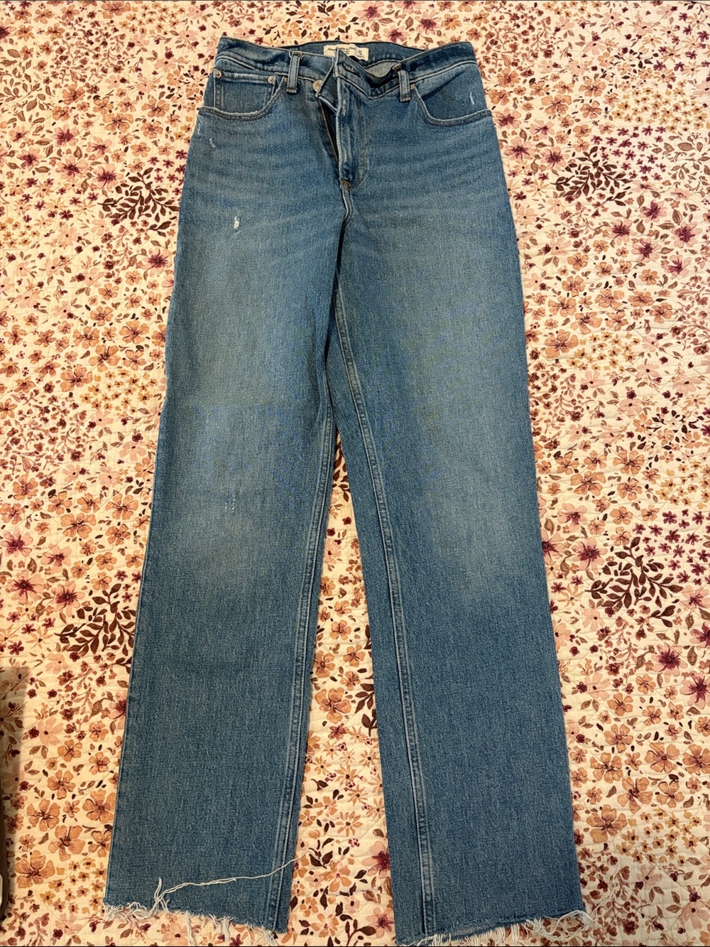 Classic High-Rise Straight Leg Women’s Jeans - Blue